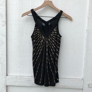 Gold Sequin Tank